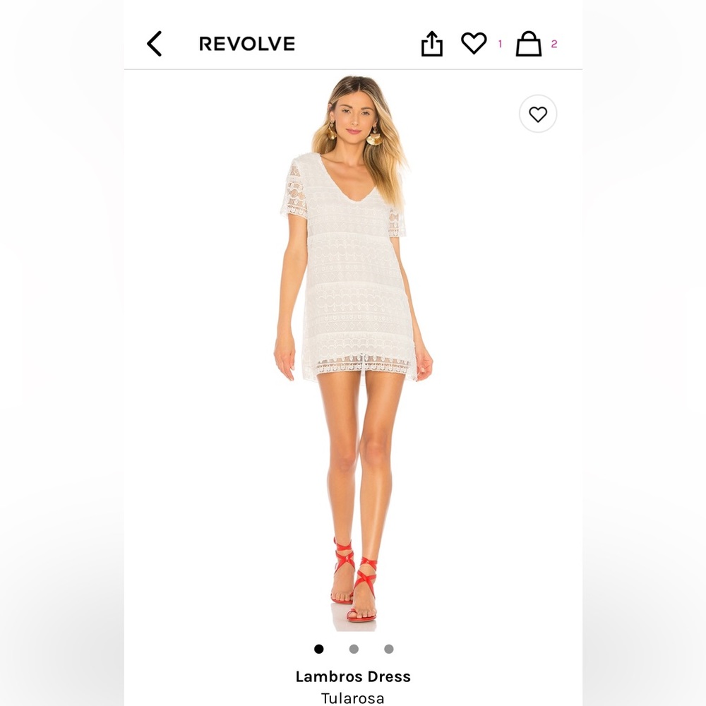 Tularosa white dress